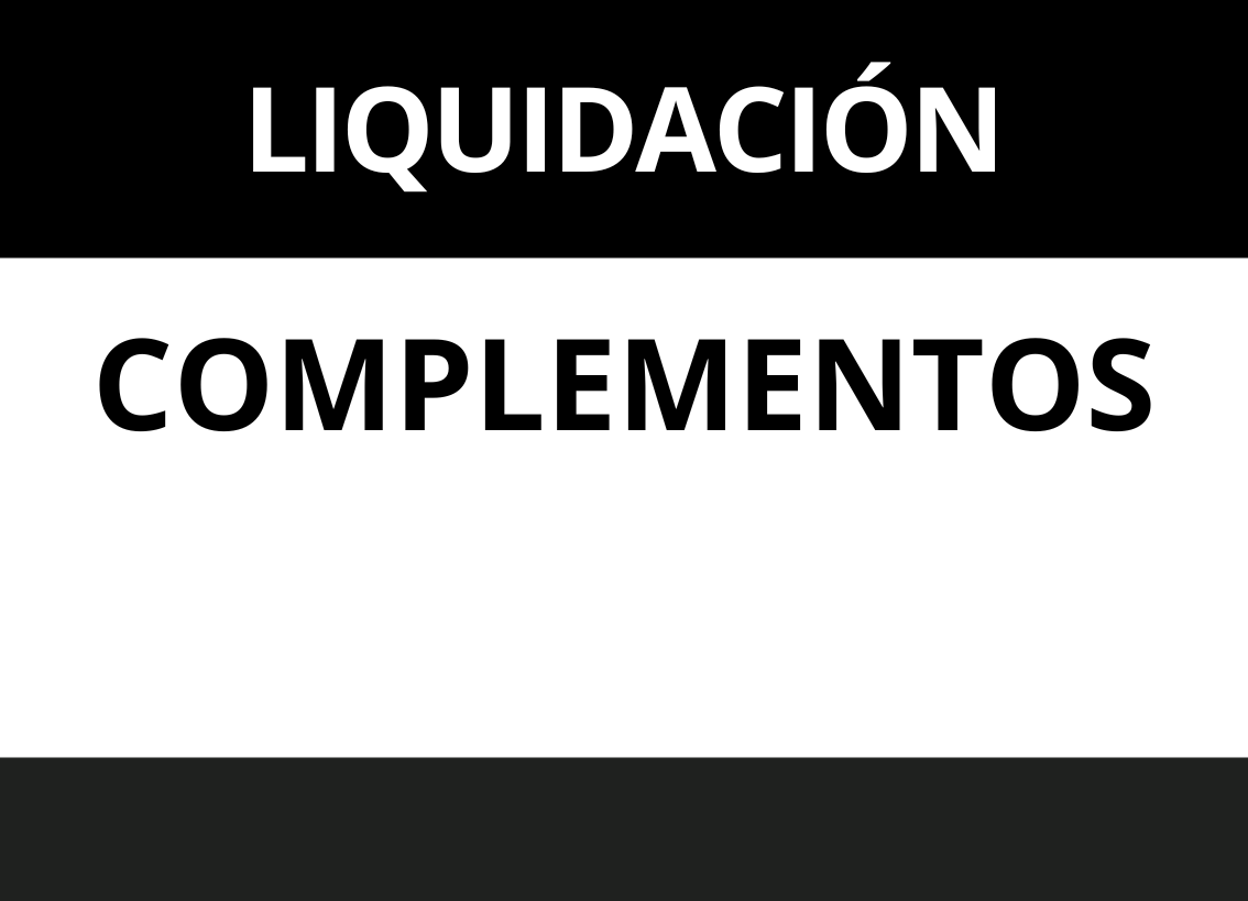 LIQUIDACION COMPLEMENTOS