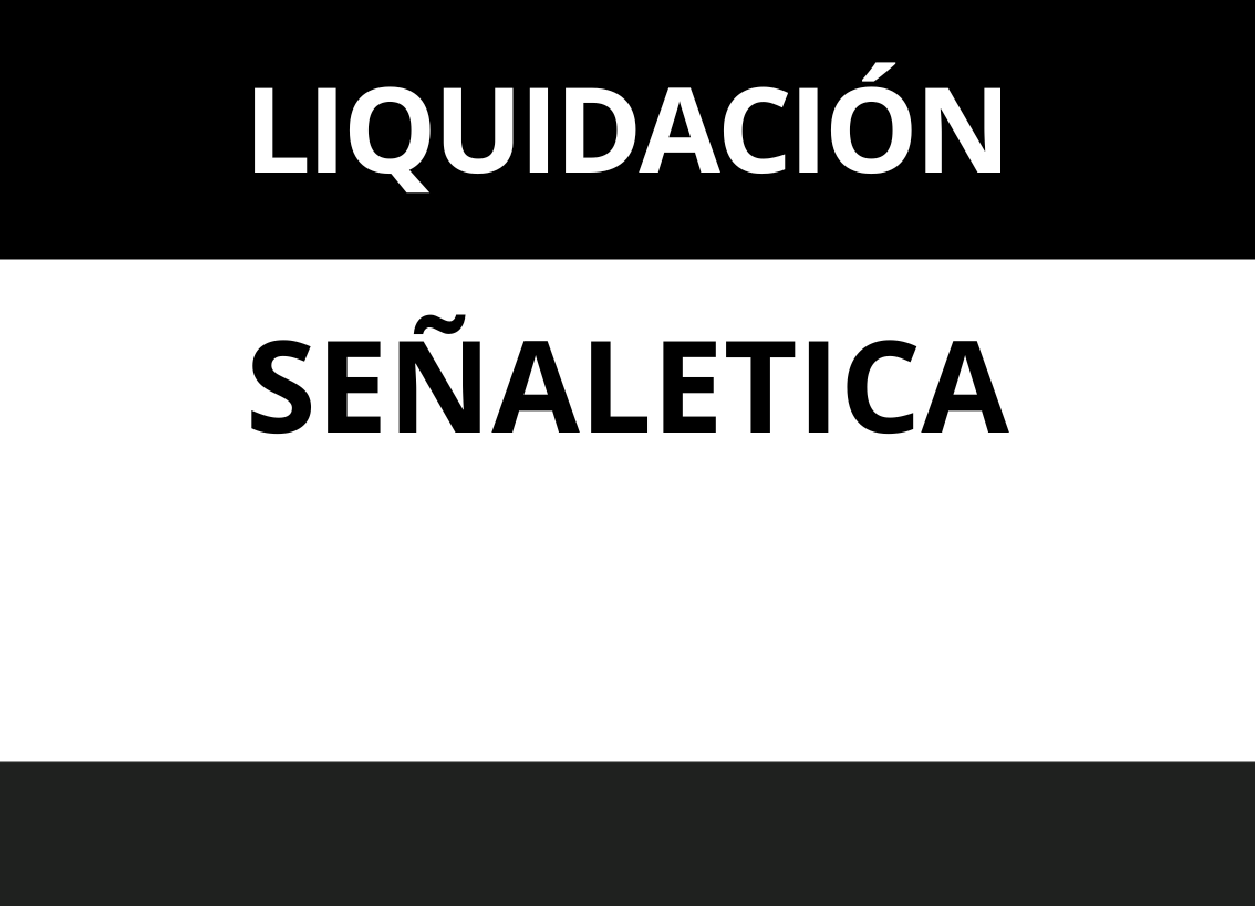 LIQUIDACION SEÑALETICA-NUMEROS