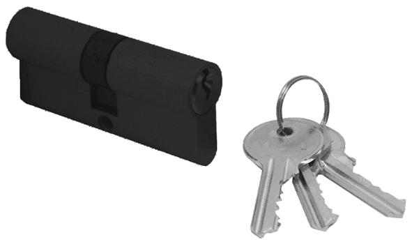 CILINDRO H SEGURIDAD MEDIA (ASIA) 70MM NEGRO