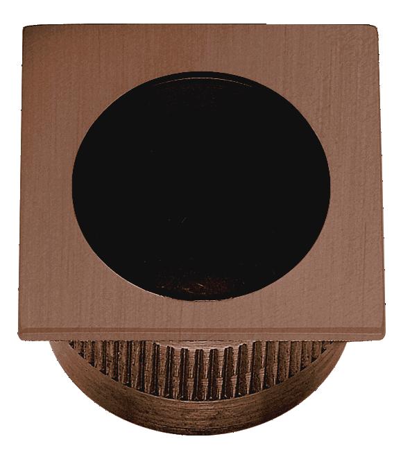 TIRADOR FRONTAL CUADRADO DARK COPPER