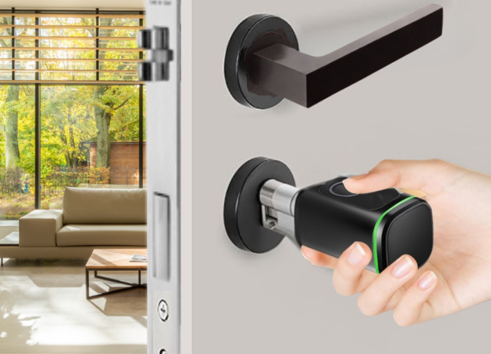 CILINDRO DIGITAL BIOMÉTRICO INTELIGENTE BLUETOOTH/TUYA