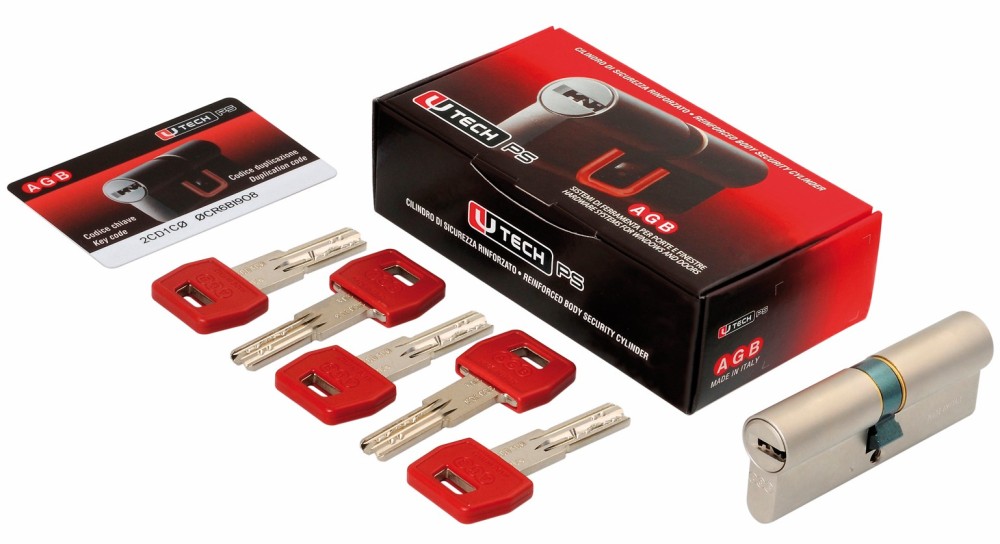 CILINDRO MULTIPUNTO U-TECH SEGURIDAD EXTREMA (ITALIA) 70MM NIQUEL MATE