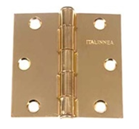 BISAGRA 481 DE ACERO BRONCEADO 3x3x2 CANTO RECTO