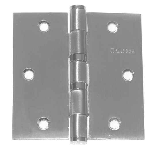 BISAGRA 469 DE ACERO NIQUELADO CANTO RECTO 3.5x3.5x2.2 c/rodamiento