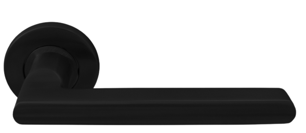 PAR MANILLA 855-I TUBULAR AC. INOX. NEGRO